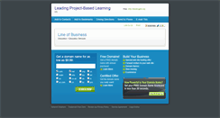 Desktop Screenshot of leadingpblwww.leadingpbl.org