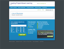 Tablet Screenshot of leadingpblwww.leadingpbl.org
